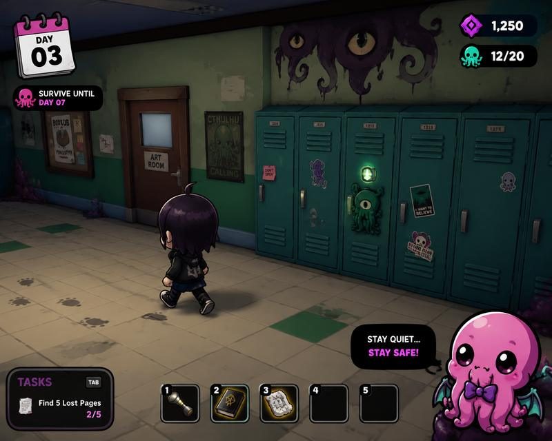 Lovecraft Locker 攻略要点 场景图