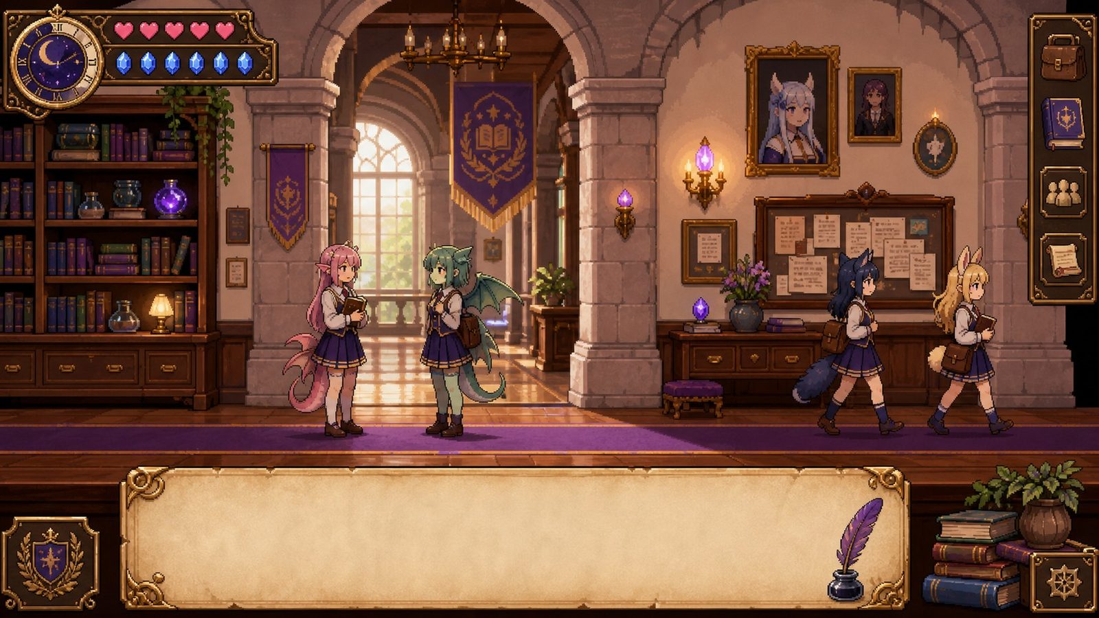 魔法兽娘学院MagicalMonster 地图推进 画面 7